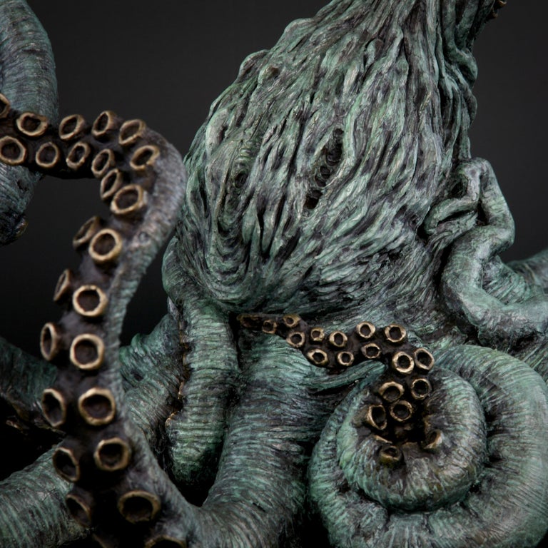 Octopus Ii Andrzej Szymczyk - Octopus II - bronze sculpture cast marine wildlife ...