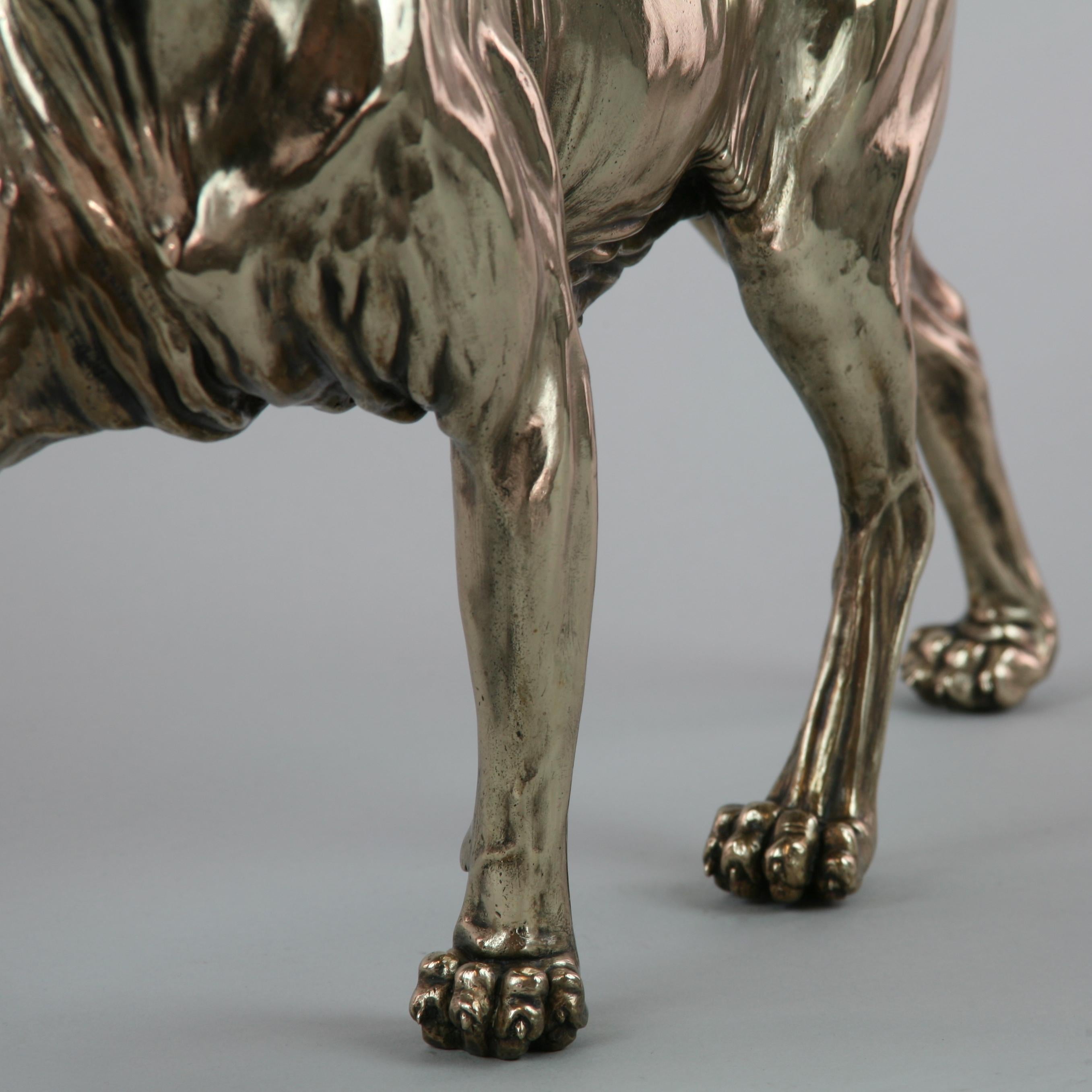 Sphynx Cat II - sculpture wildlife animal limited edition bronze modern marine 4