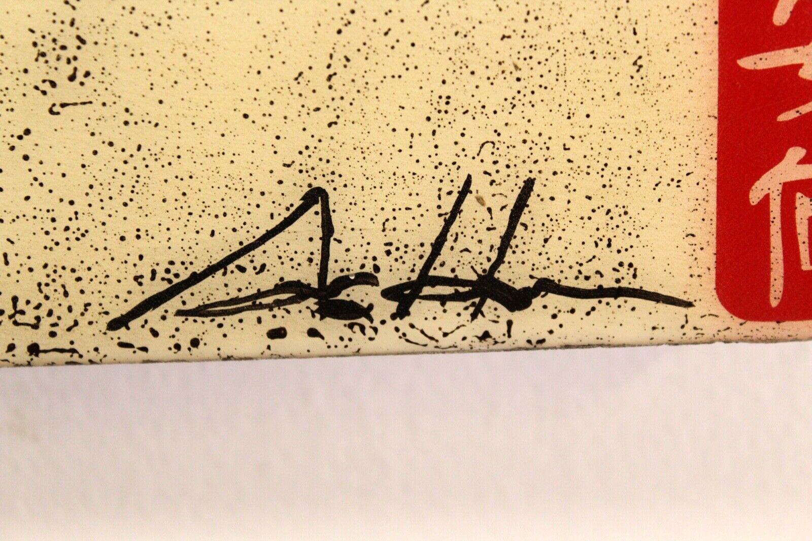 Andy Anh Ha Abstract Mixed Media Acrylic & Oil Painting on Cradled Wood Signed 3