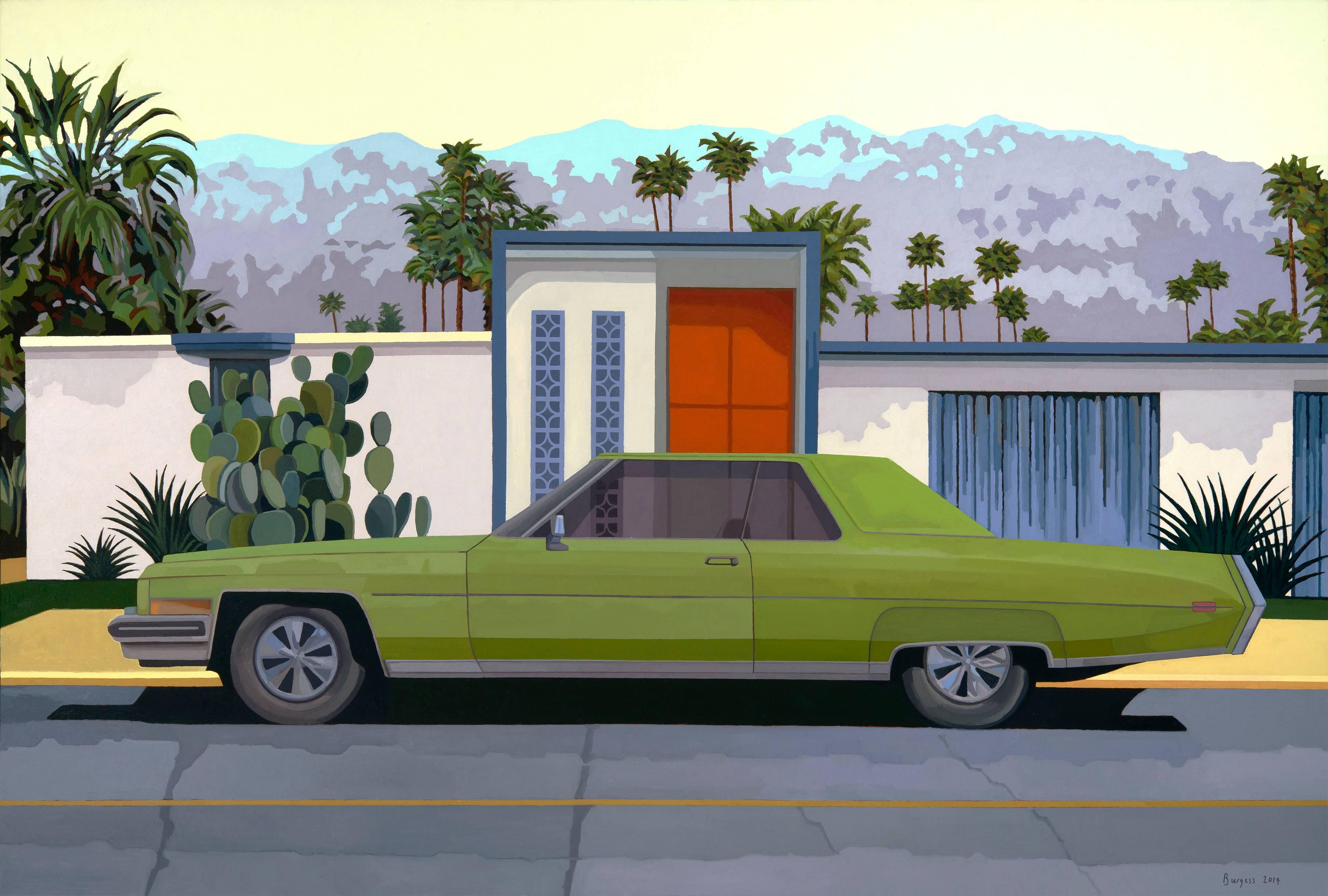 Andy Burgess Green Car Palm Springs For Sale At 1stdibs