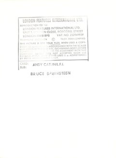 Bruce Springsteen Rocking Out Vintage Original Photograph