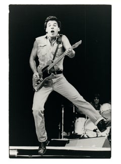 Bruce Springsteen Rocking Out Vintage Original Photograph