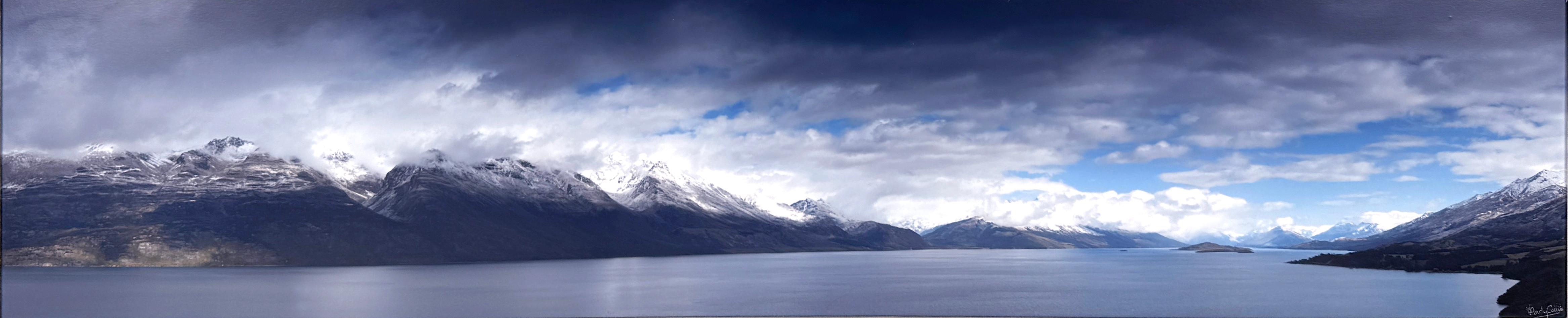 Lake Wakatipu in the South Island of New Zealand by Andy Currie For Sale 1