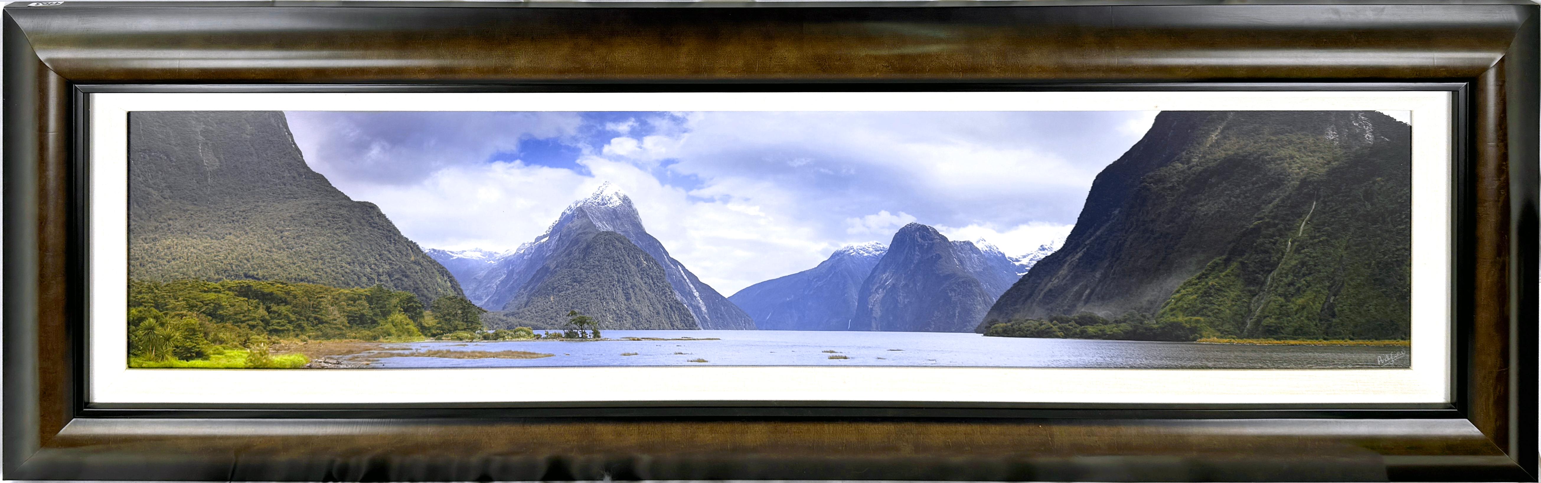 Andy Currie Landscape Photograph - Milford Sound Piopiotahi Fjord in New Zealand