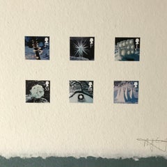 Andy Goldsworthy - Unique, Signed Print for UK Royal Mail Christmas Stamp Series
