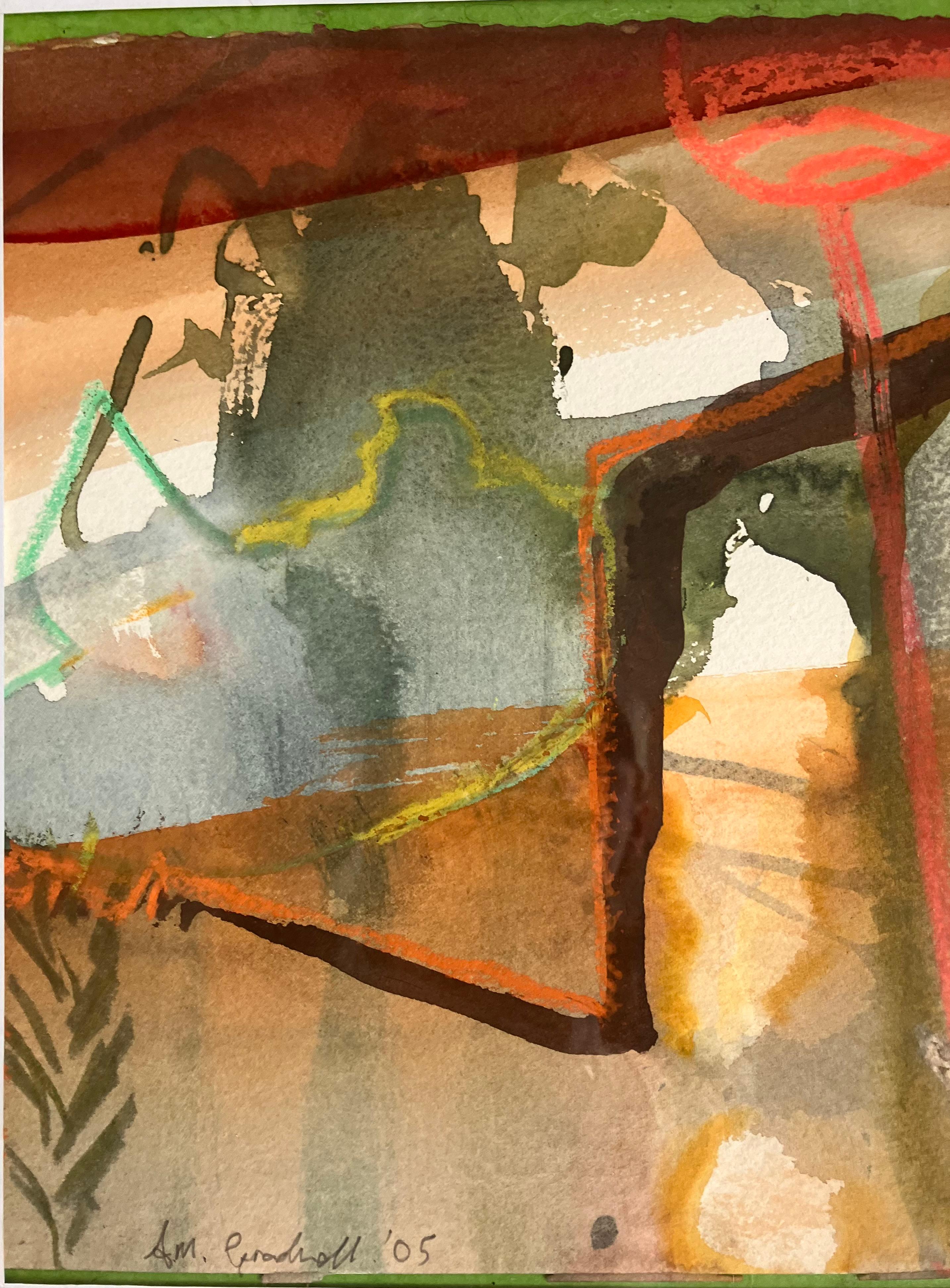 Originalgemälde „Amalfi, Abendlicht“, signiert um 2005 (Moderne), Painting, von Andy Gradwell