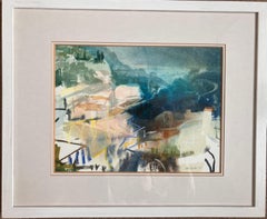 'Amalfi , Italia,  Vista de la bahía", cuadro original firmado hacia 2005.