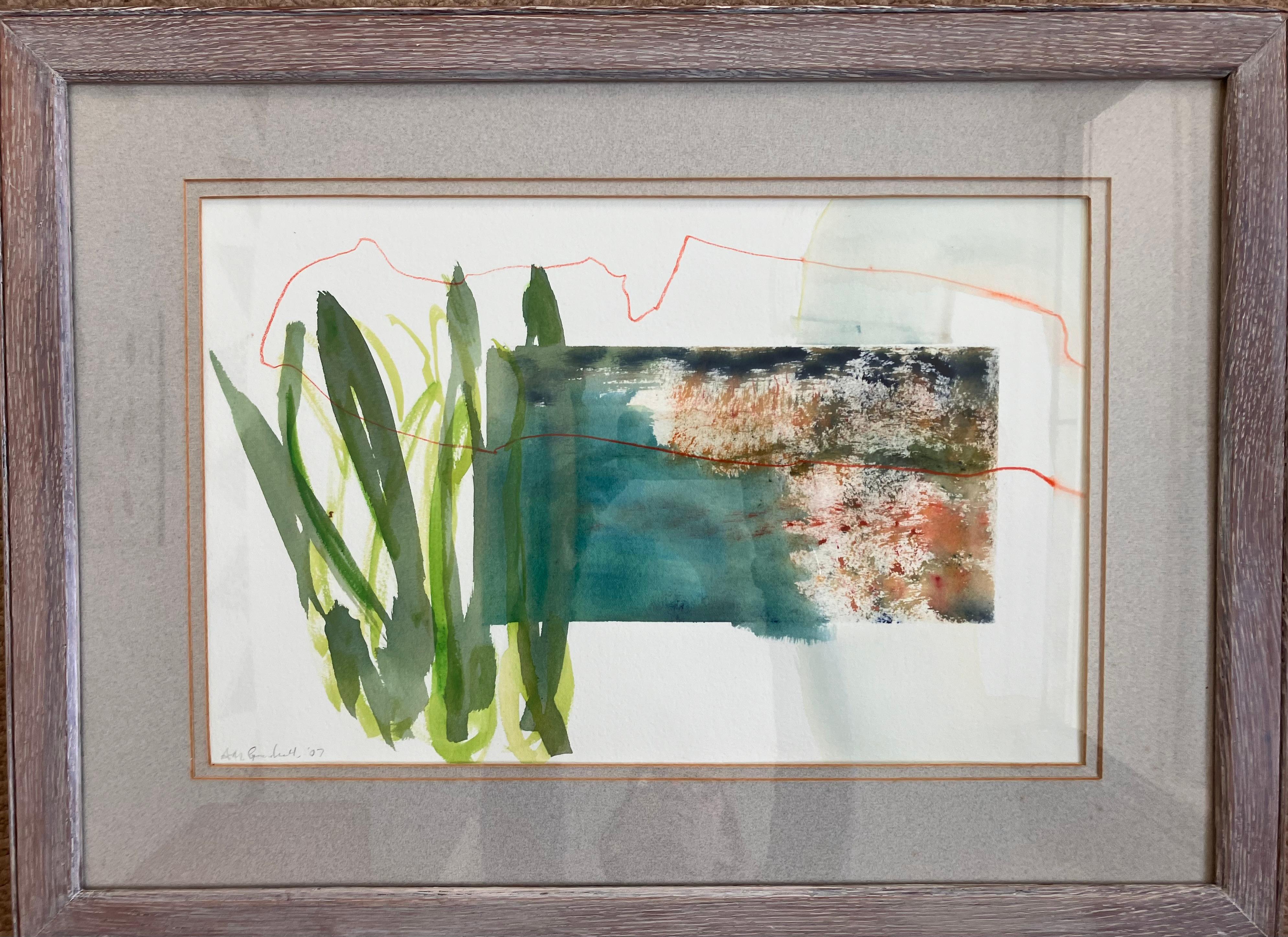 'Avon  Caminar, no 12', técnica mixta , pintura original firmada