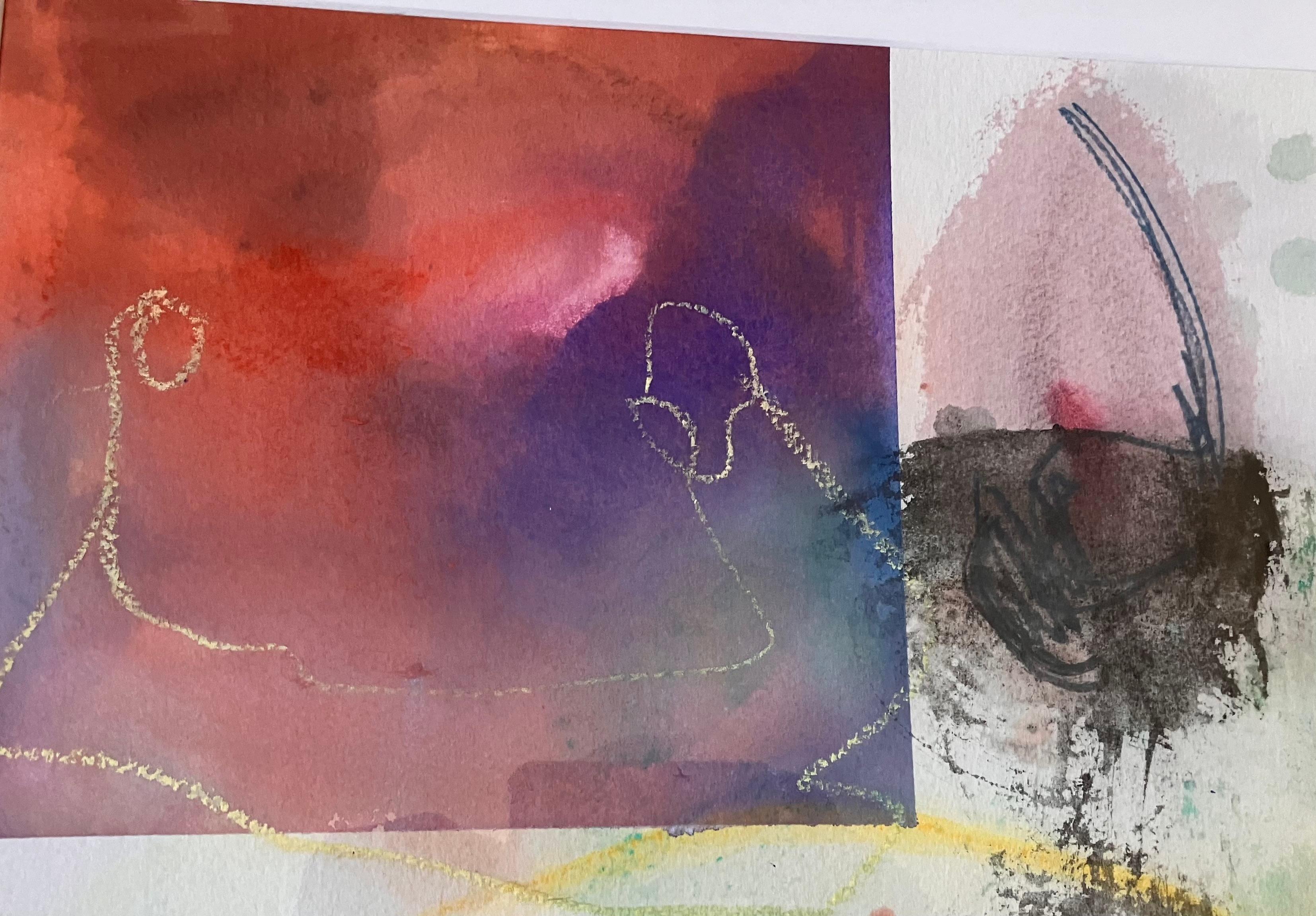 'Avon Walk No 45 , Dawn light' signed orignal painting c2022 - Painting by Andy Gradwell