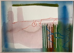 Mixed-Media-Gemälde „Avon Walk, No 5“, Gemälde . Signiertes Original c2005