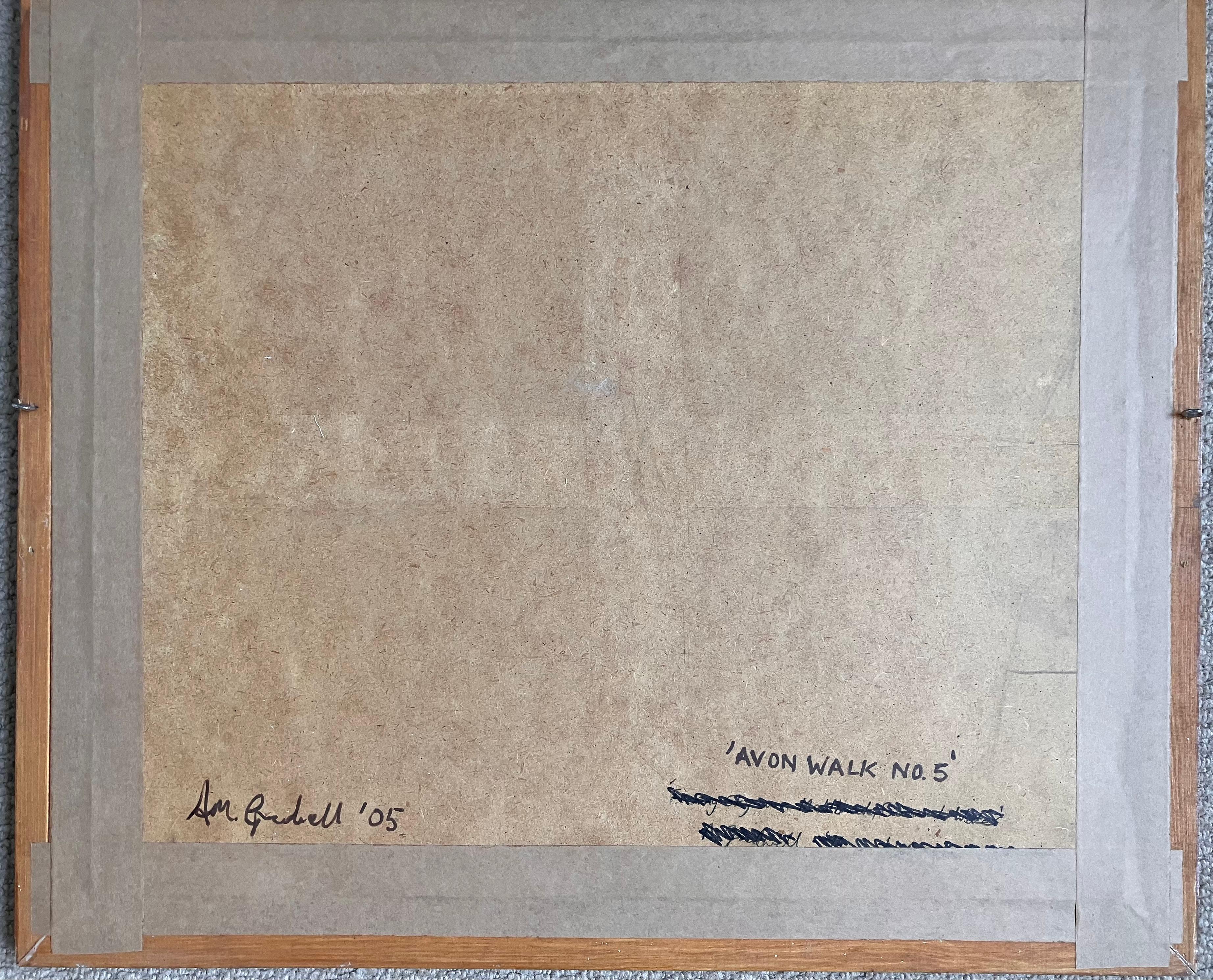 'Avon Walk, No 5' Mixed media painting . Signed original c2005 For Sale 1