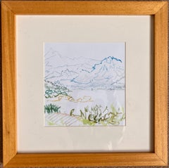 'Baia Sardinia'  signed work  circa 2003.