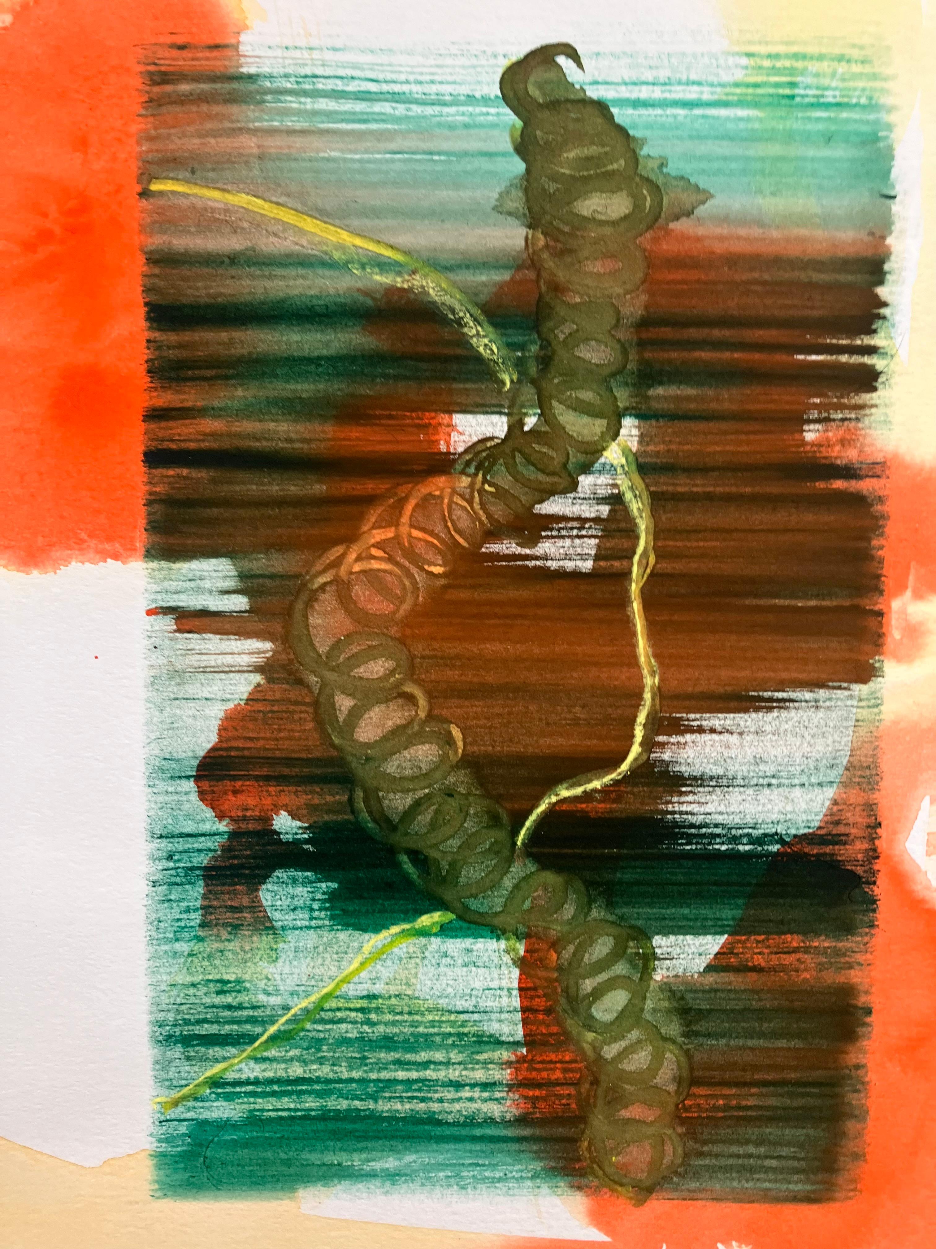 Excursions . No 5.'  Original signed work circa  2020/2021. - Art by Andy Gradwell