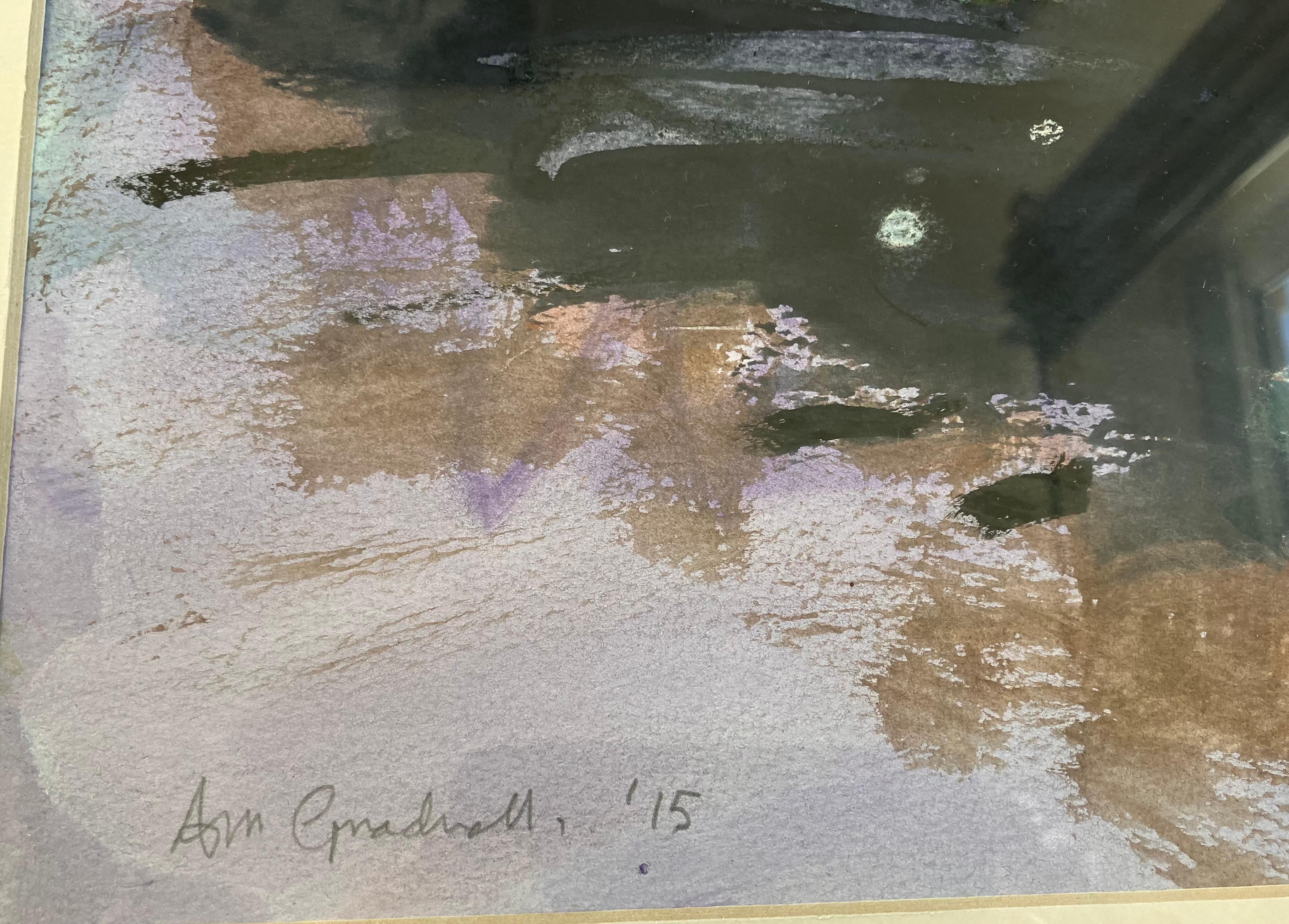 Pintura original de Andy Gradwell n. 1968
Falmouth , Cornualles, Noche y Día
