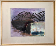 'Falmouth , Night and Day' original painting  signed work circa 2015.
