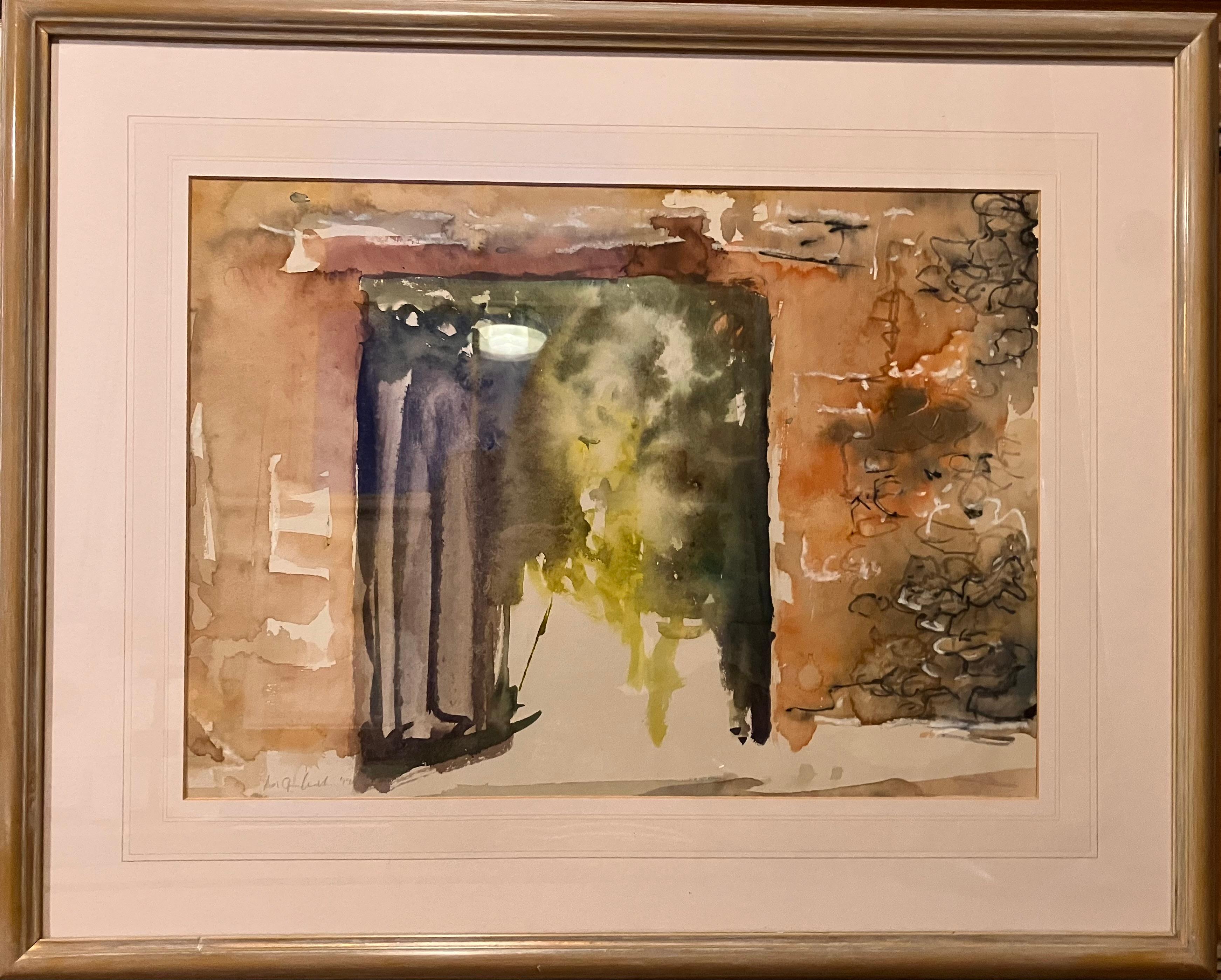 'Pompeii Entrance to Gardens' Signed original painting c 2019