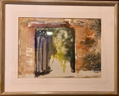 'Ingresso ai giardini di Pompei' Quadro originale firmato c 2019