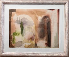 Pompeii, Light and Shadows signed original painting c2005