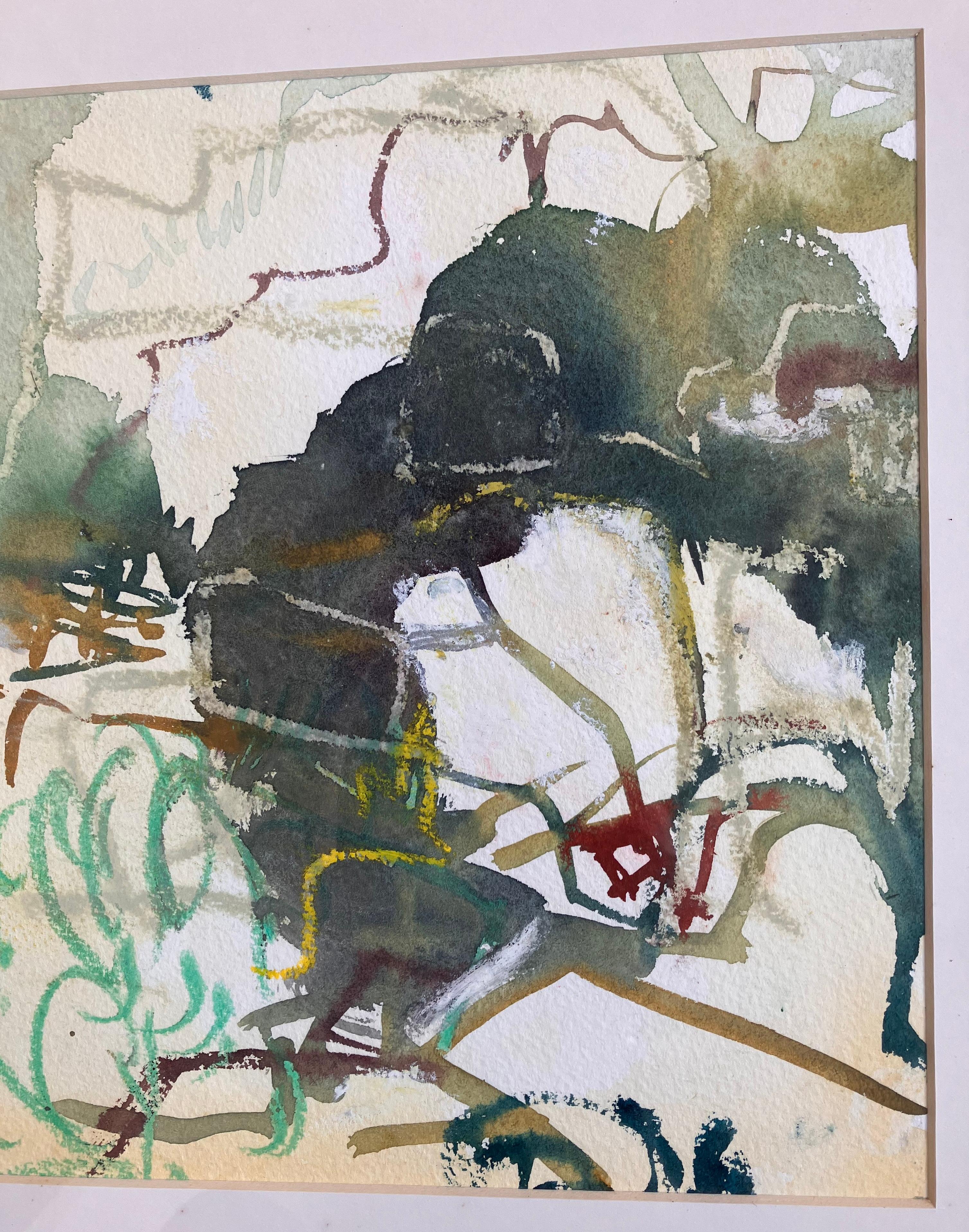 Positano, Costiera Amalfitana, Italia' Quadro originale firmato c2005 - Art Espressionismo astratto di Andy Gradwell