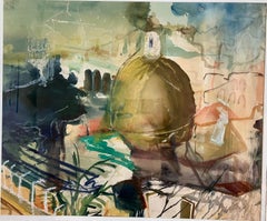 'Positano' original mixed media painting signed c2005