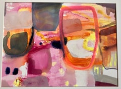 Ravello, Italia, Sonidos nocturnos", obra original en técnica mixta. Firmado hacia 2007