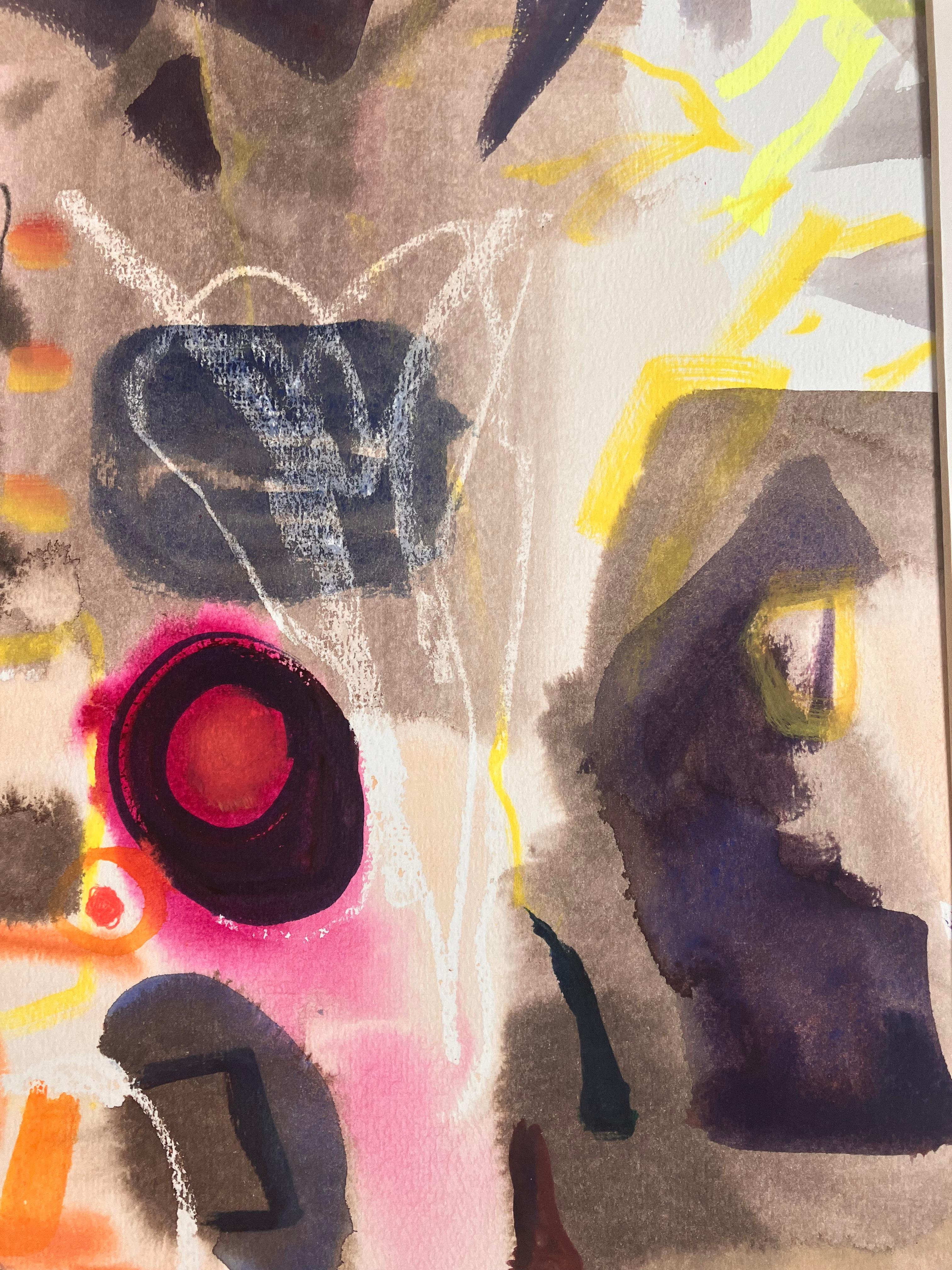 'Ravello Night' original mixed media painting circa 2005 .  signed original . For Sale 2