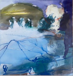 'Llanura de Salisbury' nº 3 '  ,  Técnica mixta, pintura original firmada c 2010