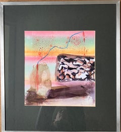 Paseo por la llanura de Salisbury nº 3  Técnica mixta. Pintura original firmada c 2019