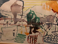 Sardaigne c2002 mixed media , signé