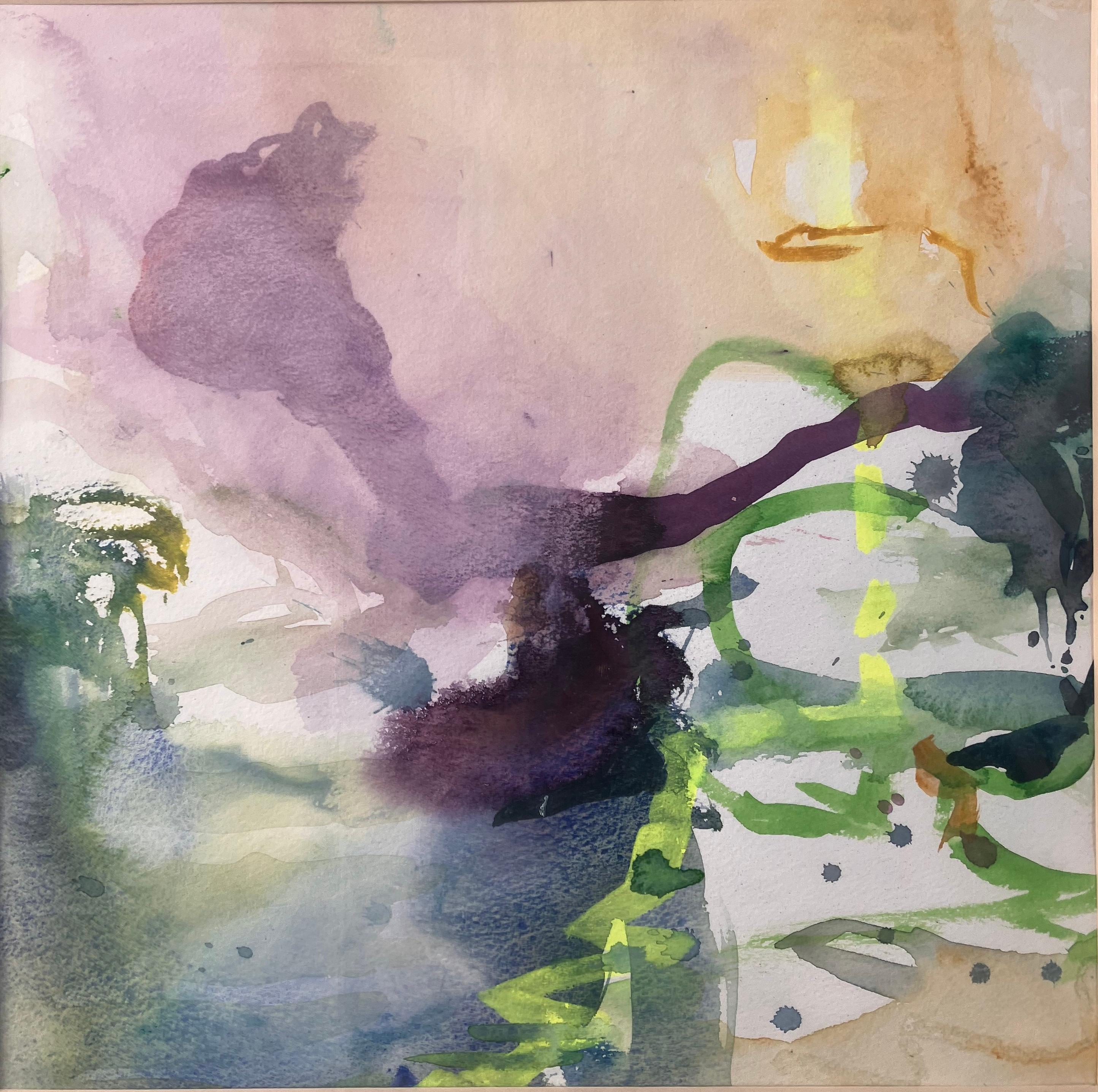 'Cala sarda, luce serale' dipinto originale del 2003 firmato - Art di Andy Gradwell