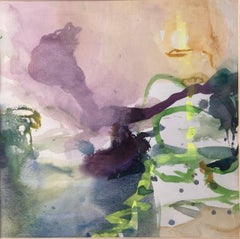 'Sardinian Cove, Evening Light' original painting c2003 signed