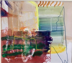 'The Forest's Gate'. mixed media original signed painting c2017