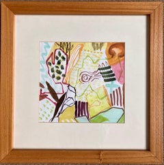 'The Groves, Sardinia, No2 ' Original painting on paper circa 2003.