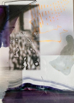 Bajo el puente", pintura original en técnica mixta, firmada c2004
