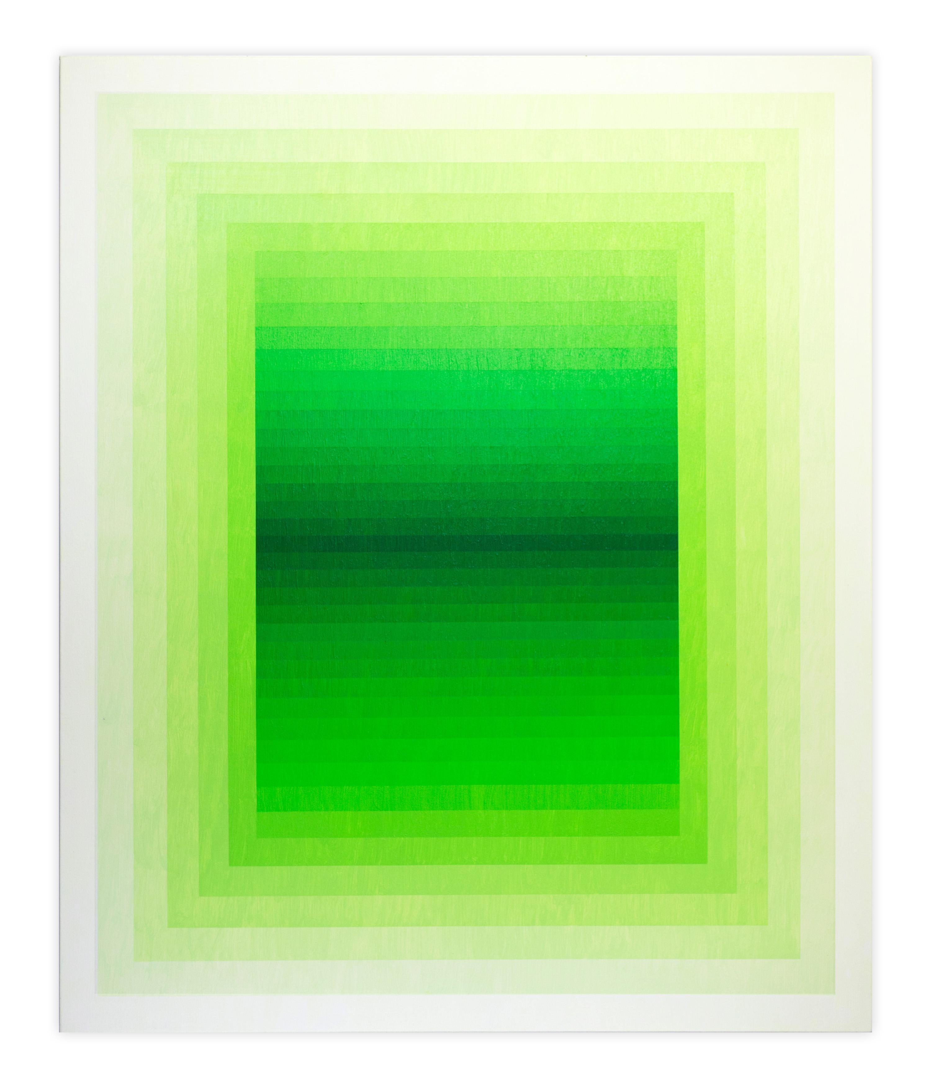 Adjusted Light (Green Light) (Abstract Painting)