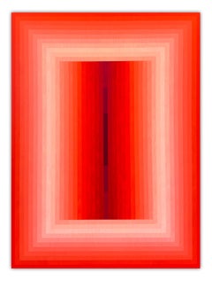 Adjusted Light (Orange DPP / Red Violet) (Abstract Painting)
