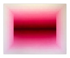Adjusted Light (Rose Madder / Deep Rose Madder) (Abstract Painting)