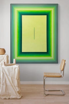 Autosuggestione (Verde) (Pittura astratta)