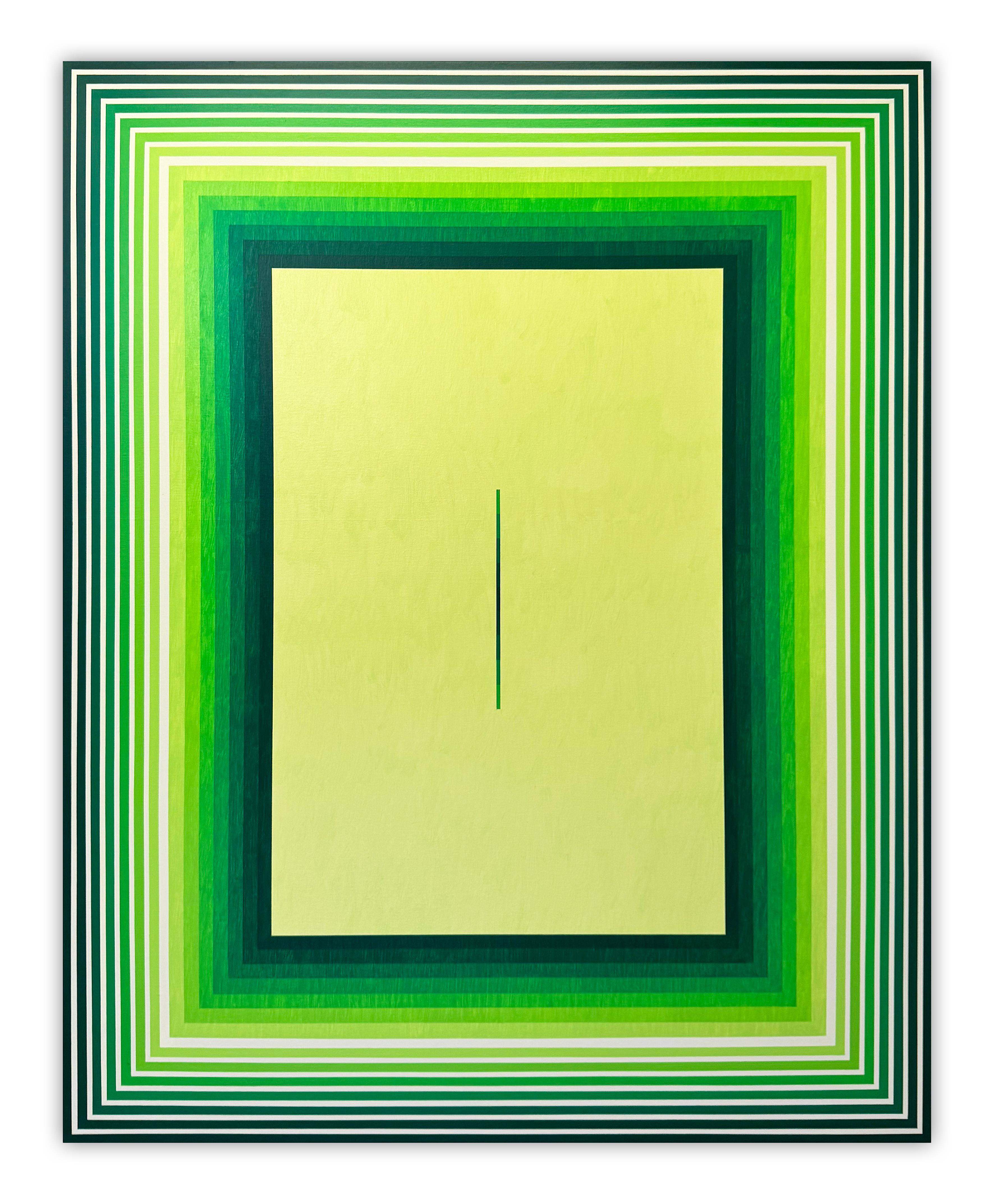 Autosuggestion (Green) (Abstract Painting)