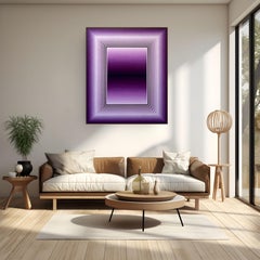 „Extended Light“ (Kobaltviolett) (Abstrakte Malerei)