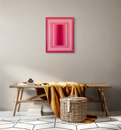 Extended Light (Rose Madder) (Abstract Painting)