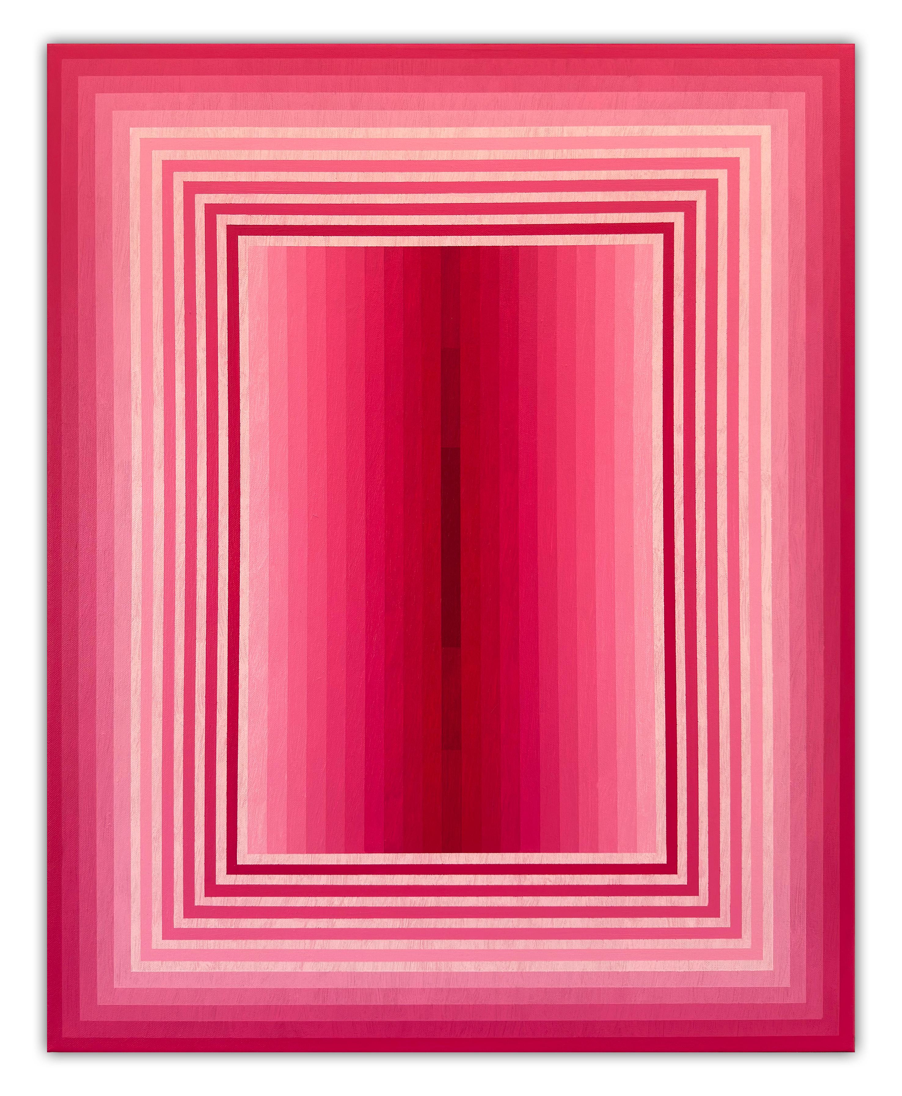Extended Light (Rose Madder) (Abstract Painting)