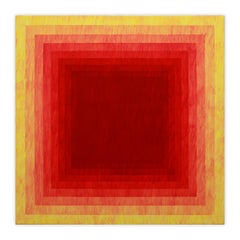 Filtered Light (Aureolin Yellow / Rose Madder) (Abstract Painting)