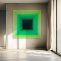 Incremental Light (Green Light) (Abstract Painting)