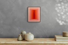 Réflexion sur la lumière (DPP orange) 2 (Peinture abstraite)