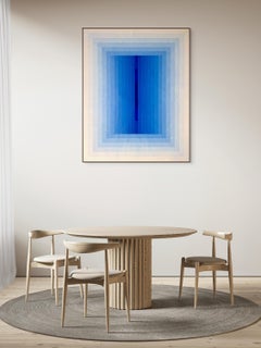 Light Consideration (Ultramarine) (Peinture abstraite)