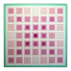 Reiteration (Mint / Ash Pink) (Abstract Painting)