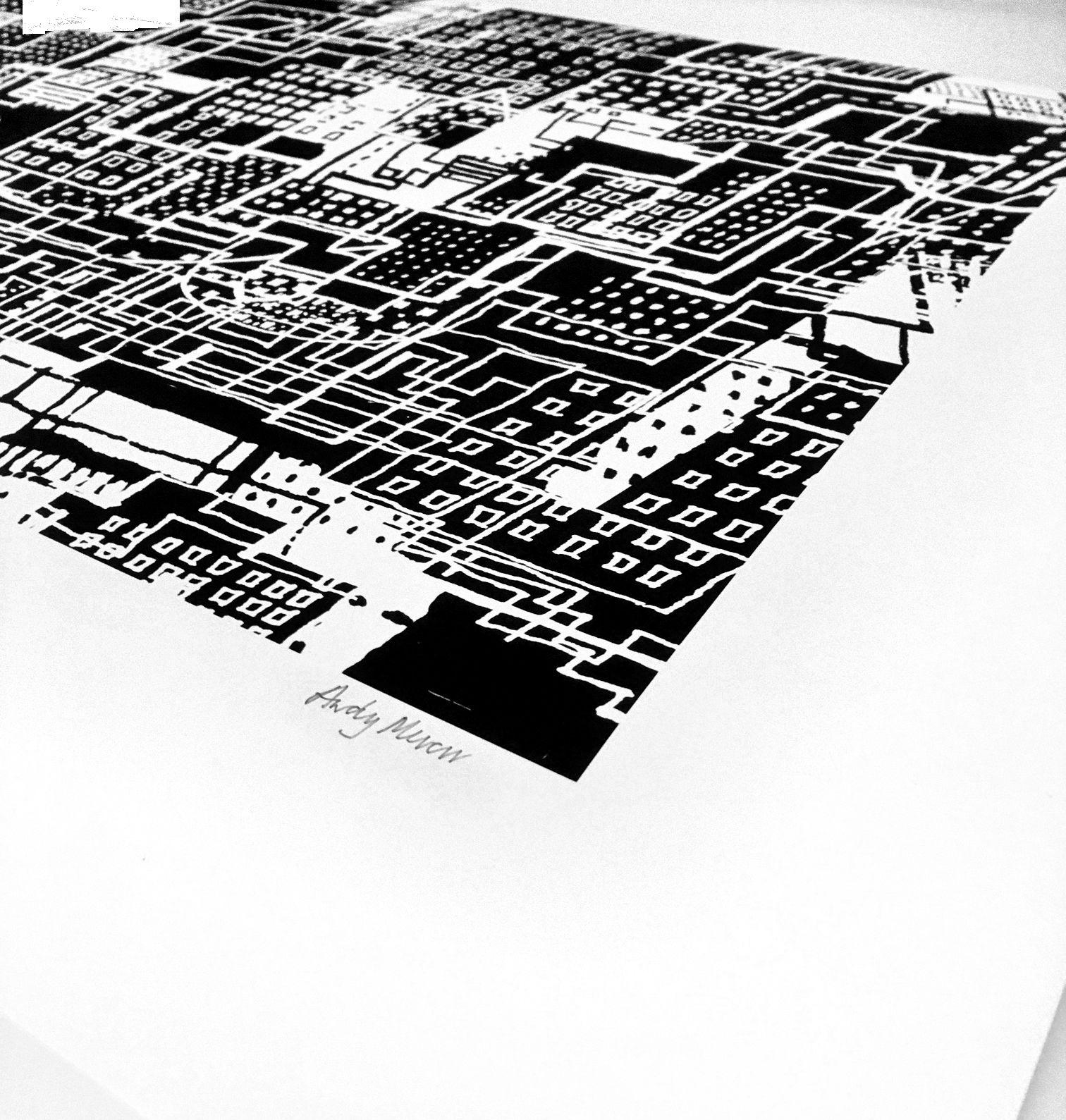 Manhattan IV, Digital on Paper - Post-Modern Print by Andy Mercer