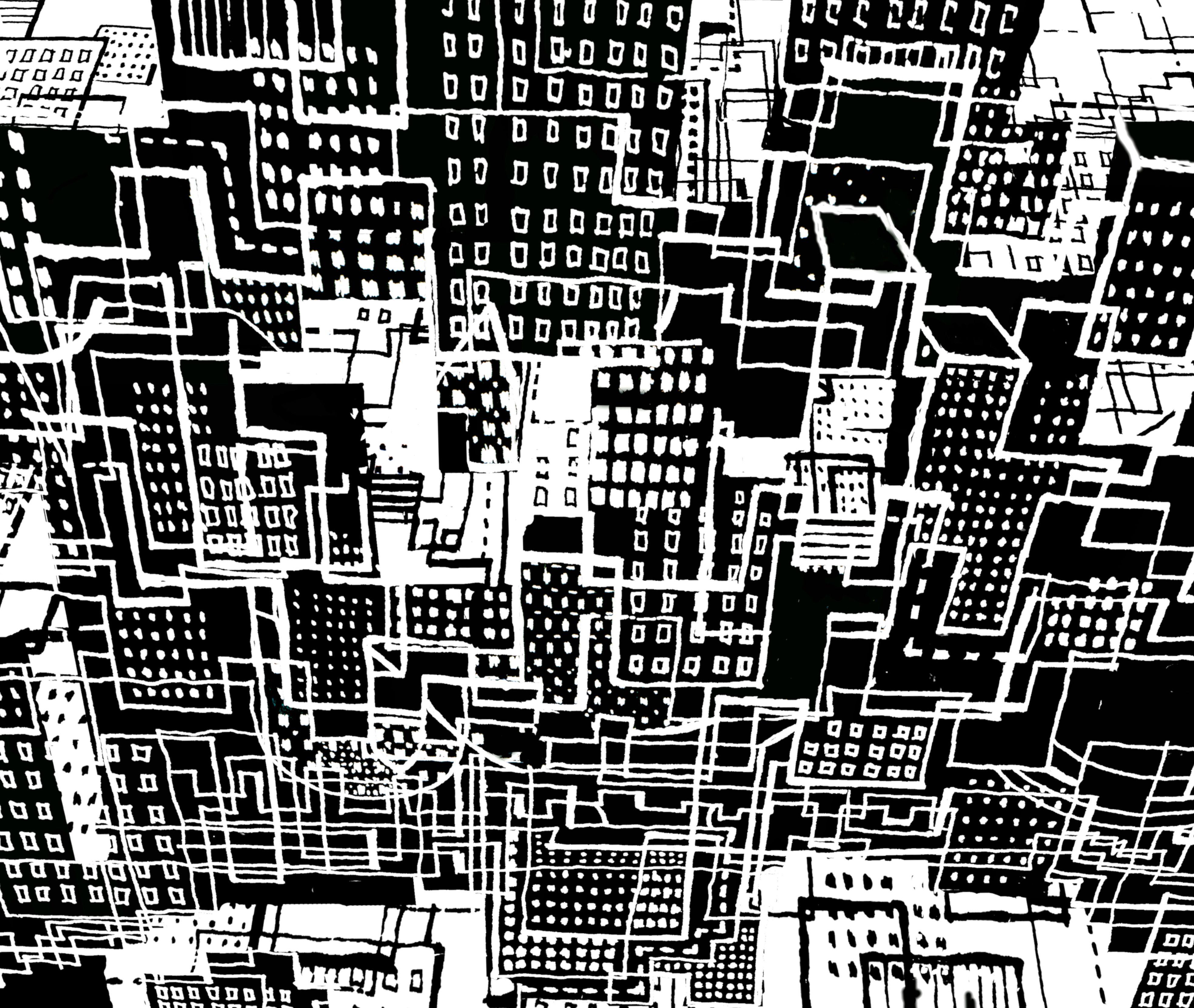Manhattan IV, Digital on Paper - Print by Andy Mercer