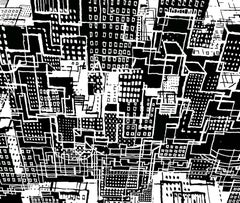 Manhattan IV, Digital on Paper